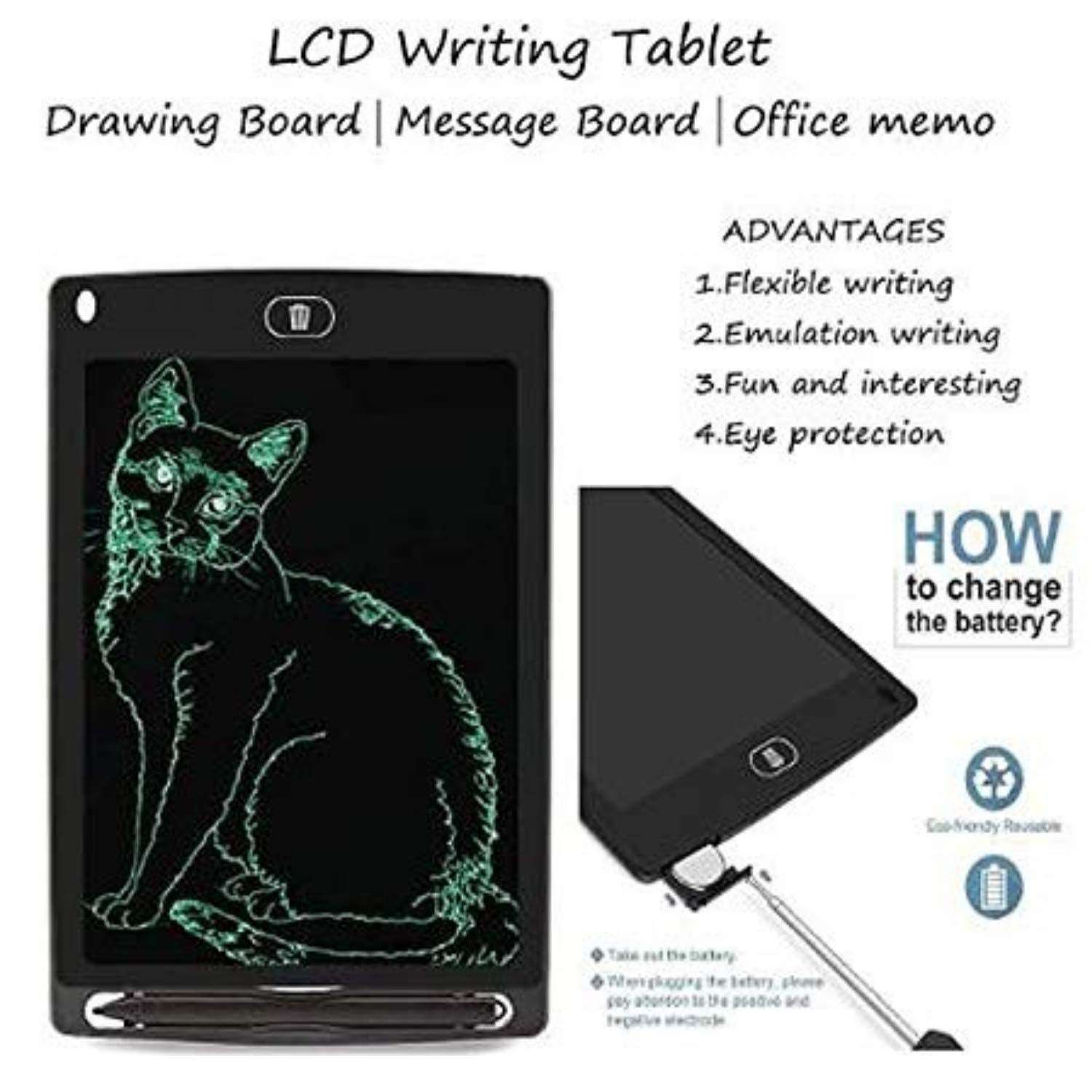 LCD Writing Tablet - 8.5 Inch