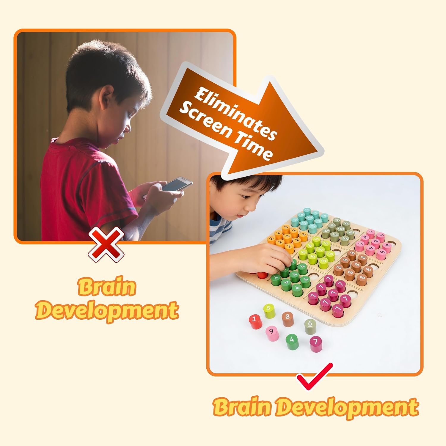 Wooden sudoku