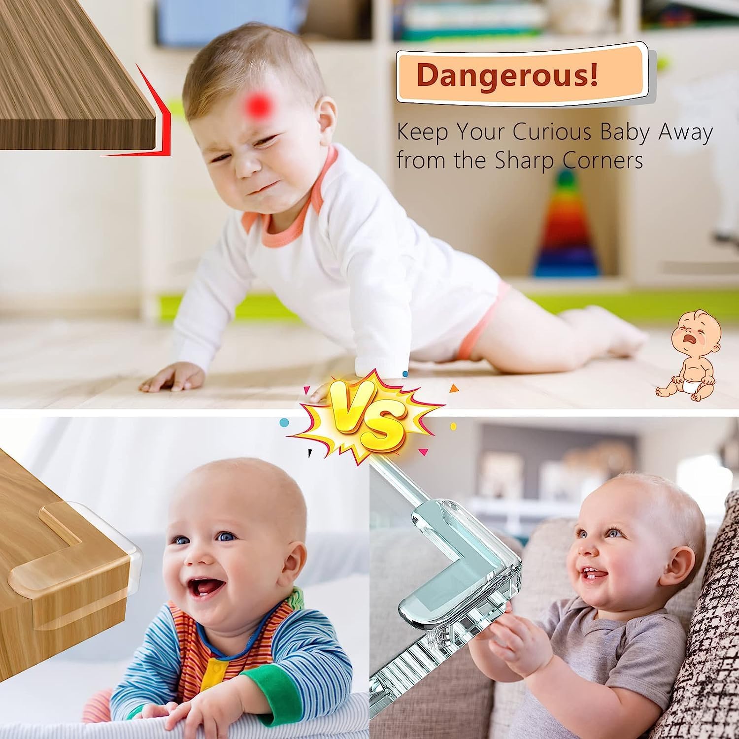 Table Corners Edge Protector (Pack of 4)