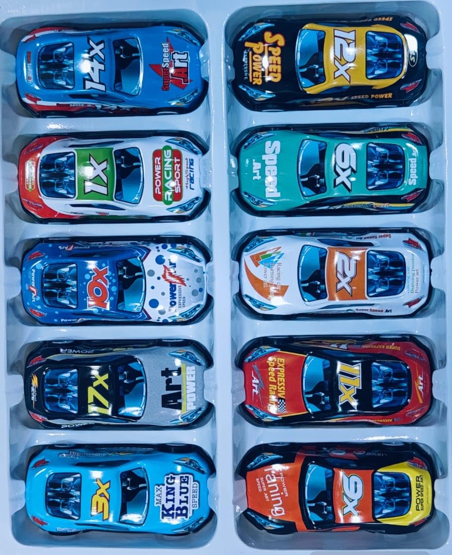 10 in 1 Race Car (Die Cast Metal)