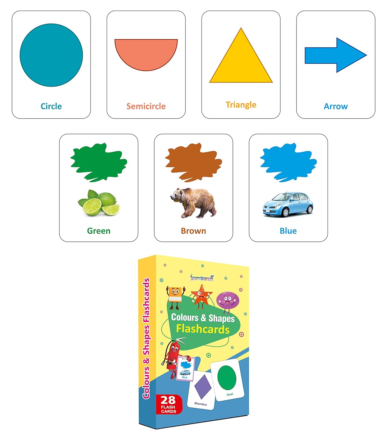 Flash Cards Set of 7