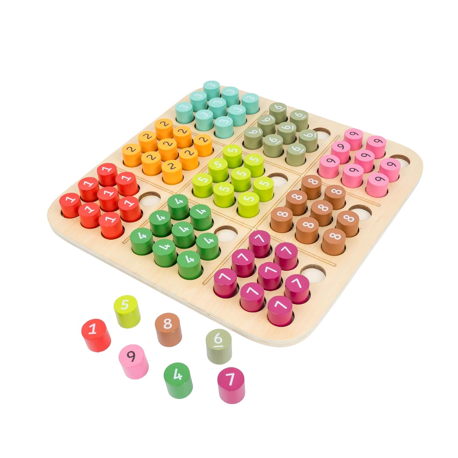 Wooden sudoku