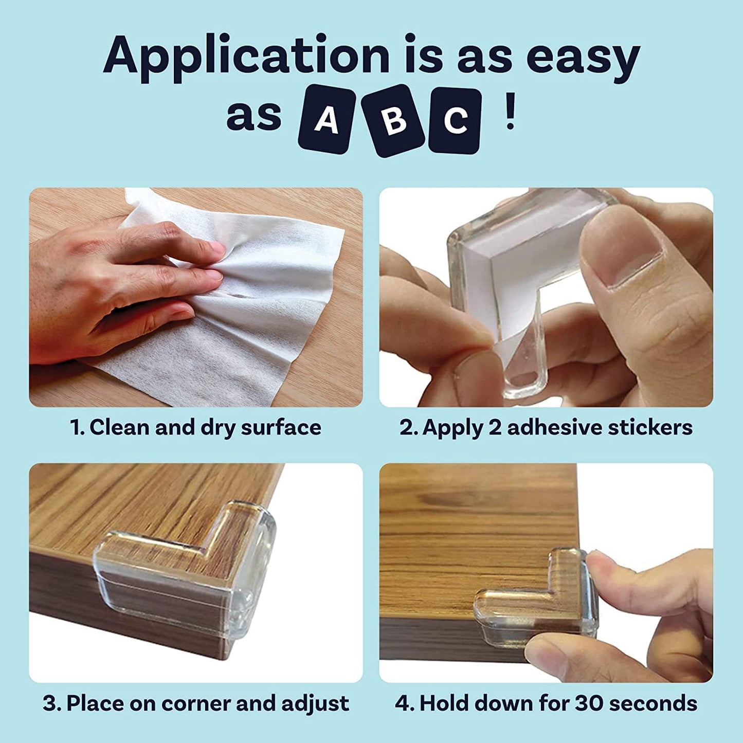 Table Corners Edge Protector (Pack of 4)