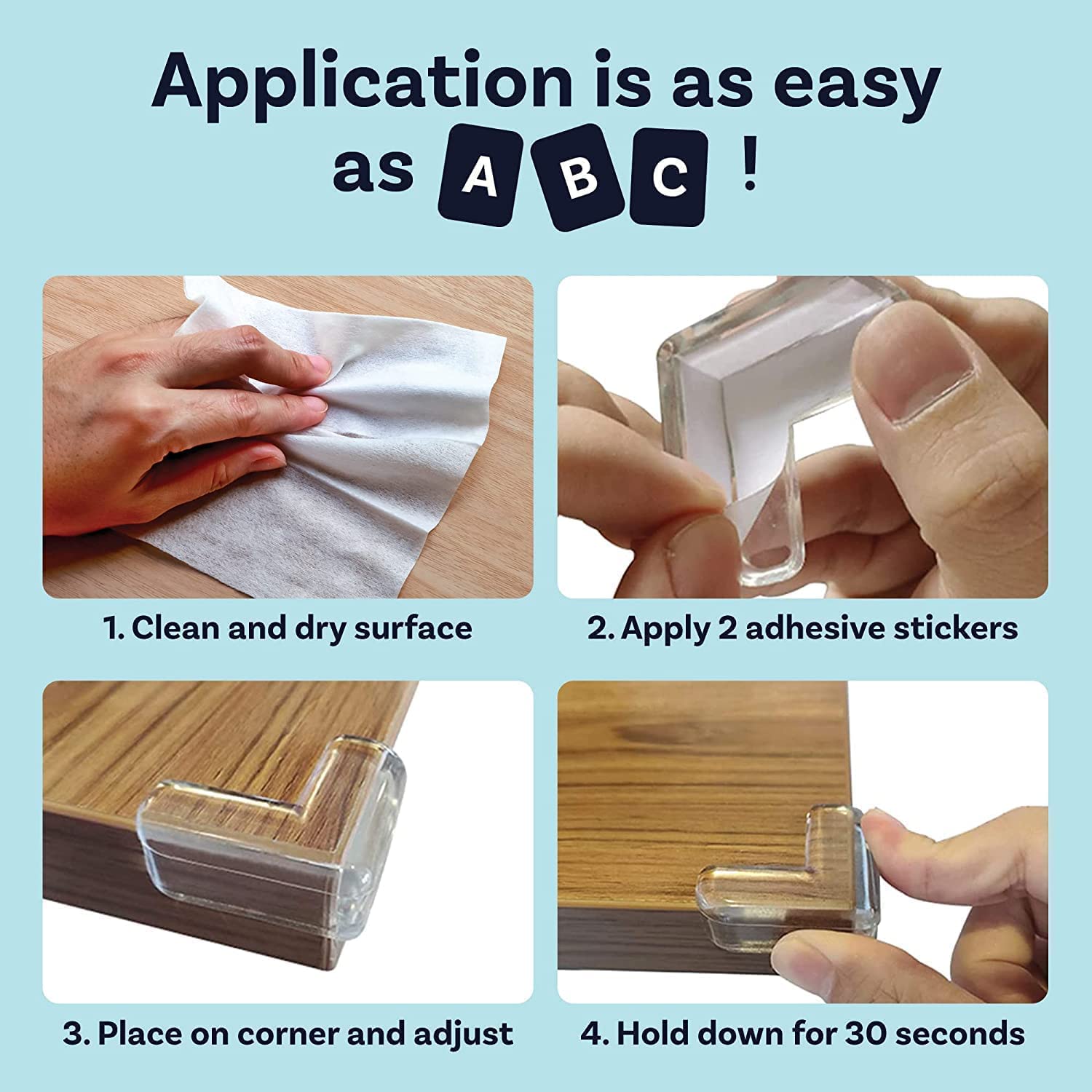 Table Corners Edge Protector (Pack of 4)