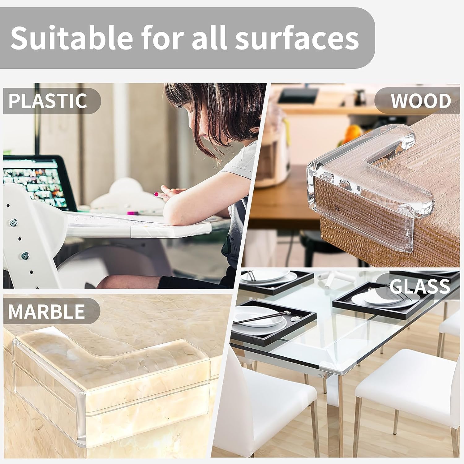 Table Corners Edge Protector (Pack of 4)