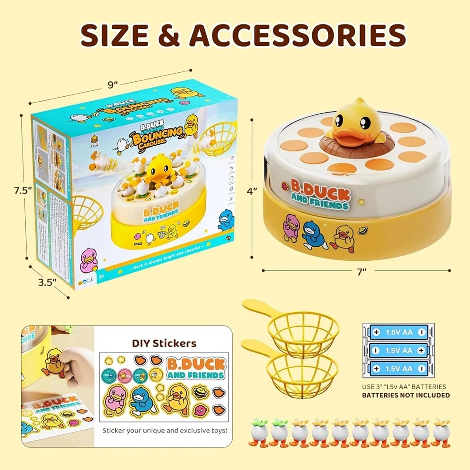 Bouncing Carousel Duck