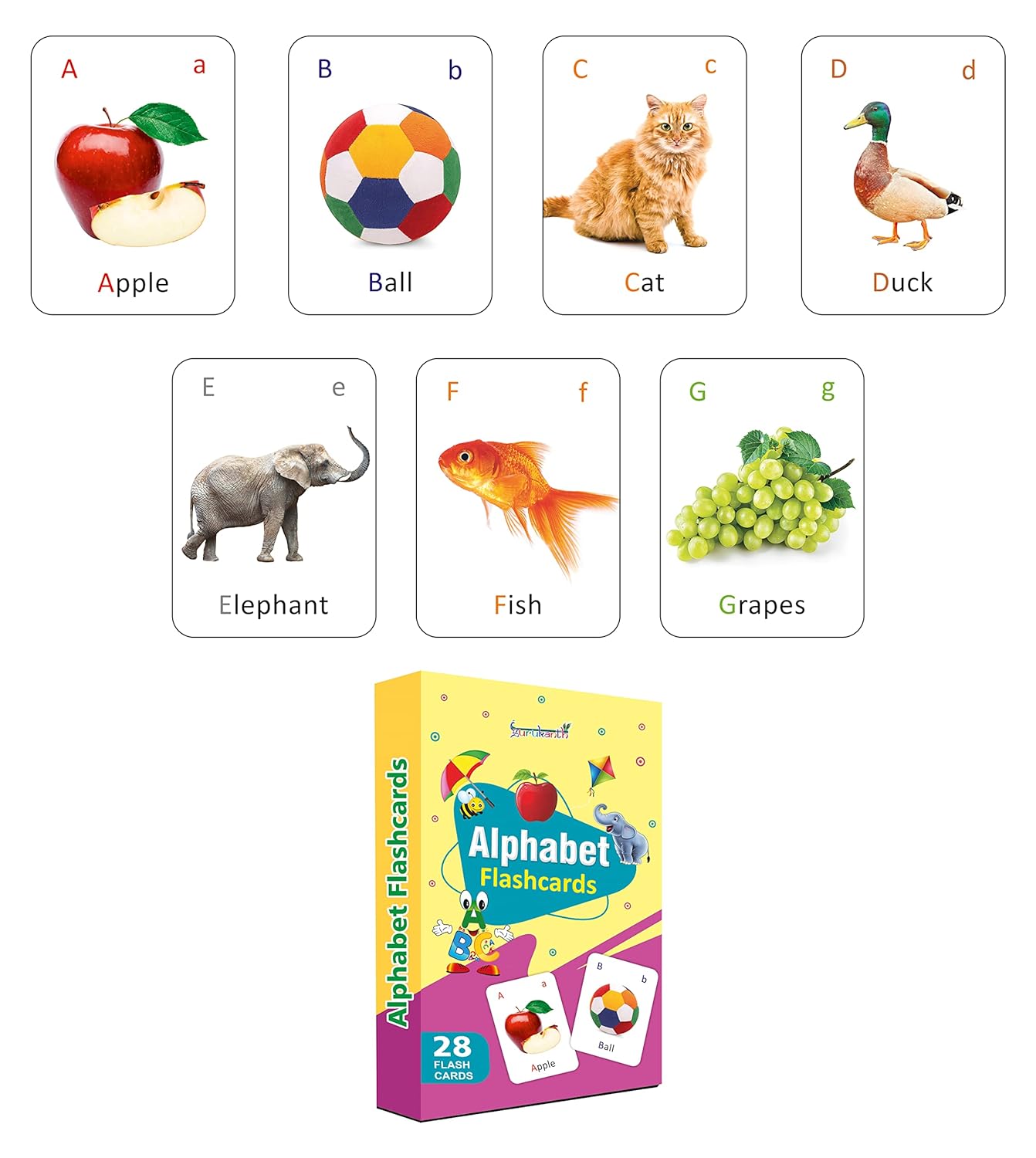 Flash Cards Set of 7