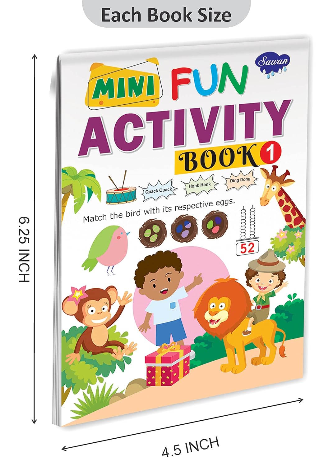 Mini Fun Activity Book -1pc