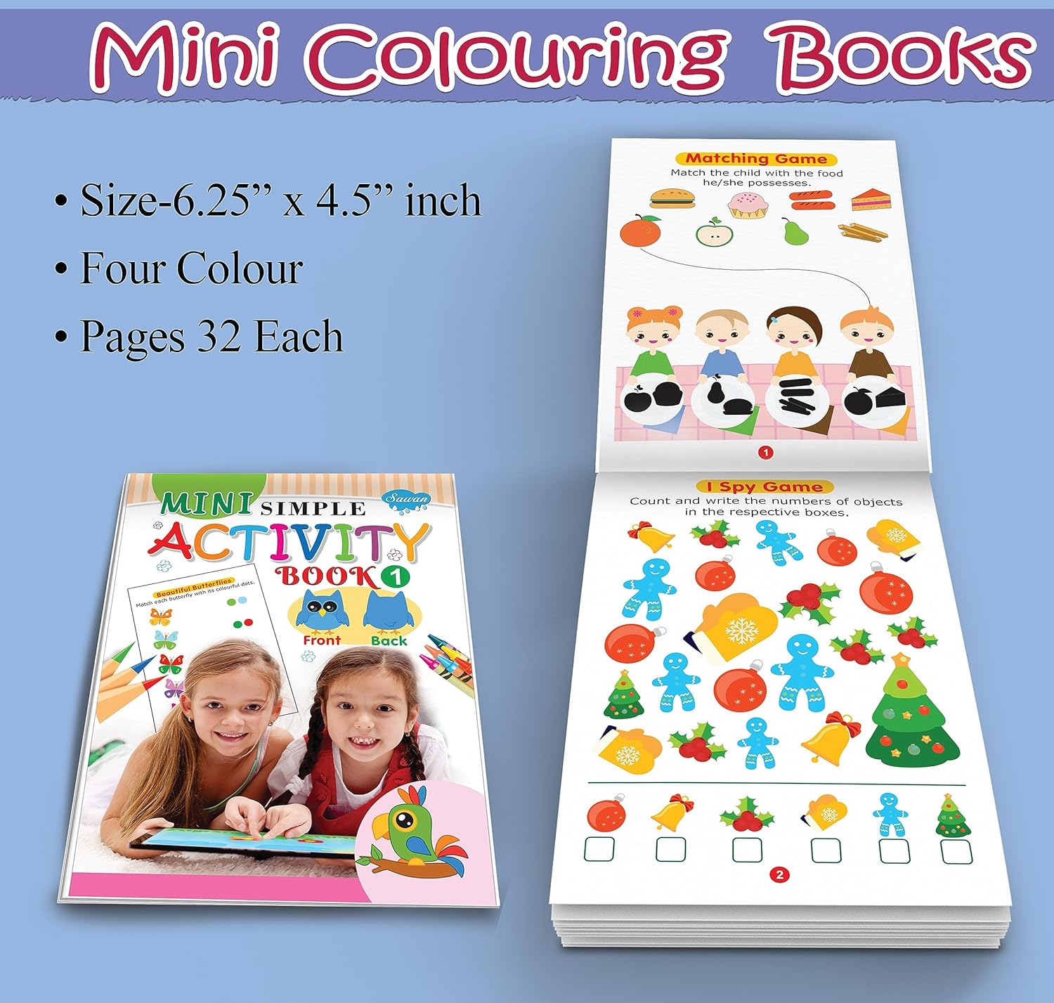 Mini Simple Activity Book -1pc