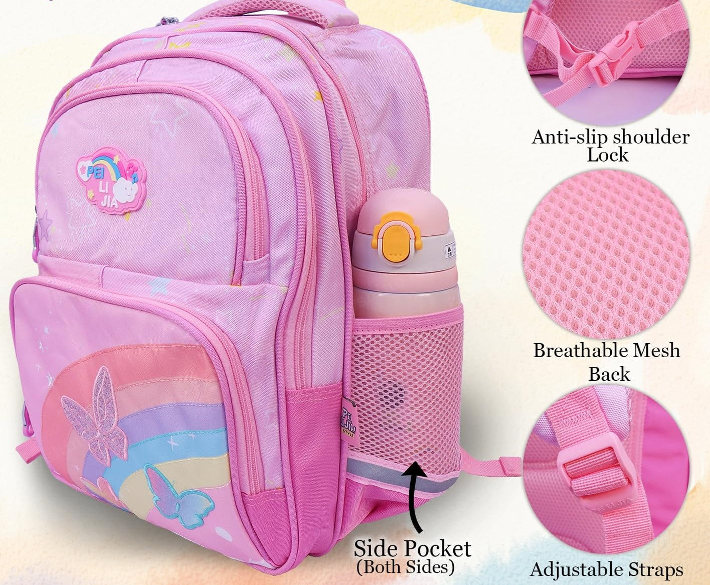 School College Backpacks for Girls - 16 Inches