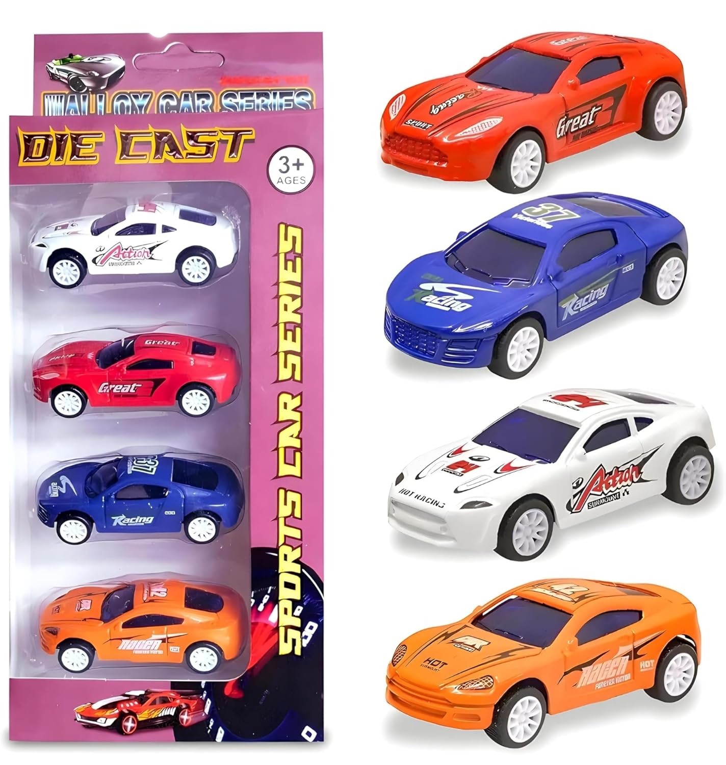 Sports Car series (set of 4)