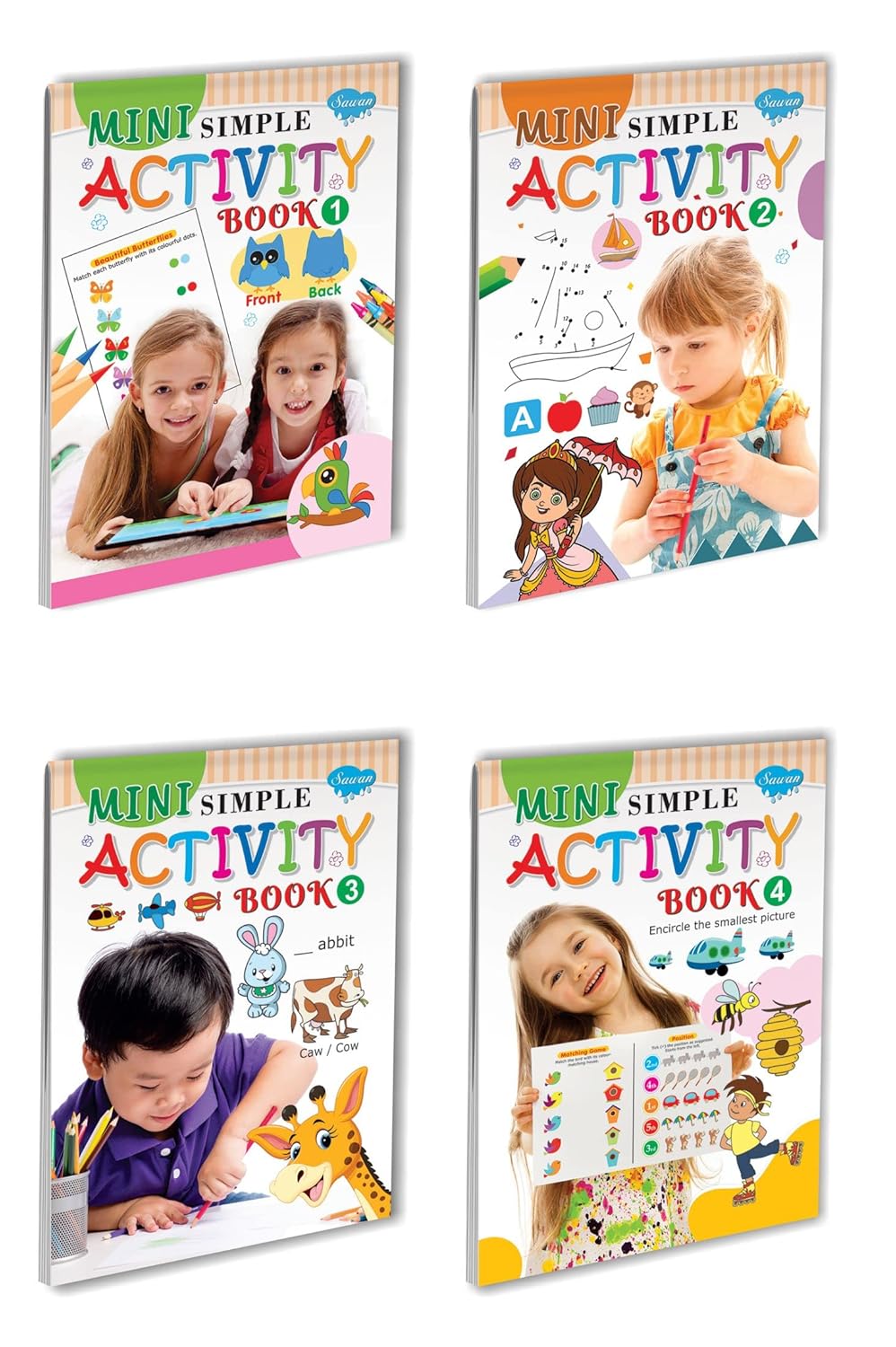 Mini Simple Activity Book -1pc