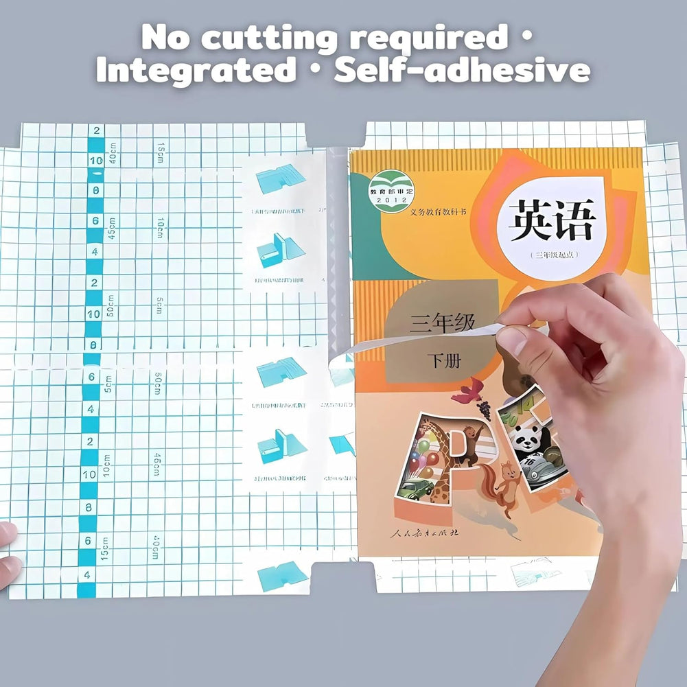 Self-Adhesive Book Cover [30 Pcs-3 Different size-10 Each]