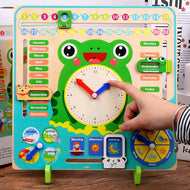 Wooden Calendar Frog