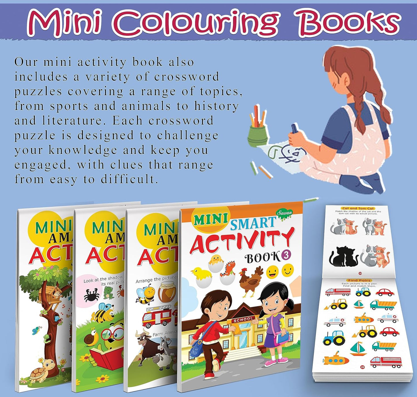 Mini Smart Activity Book -1pc