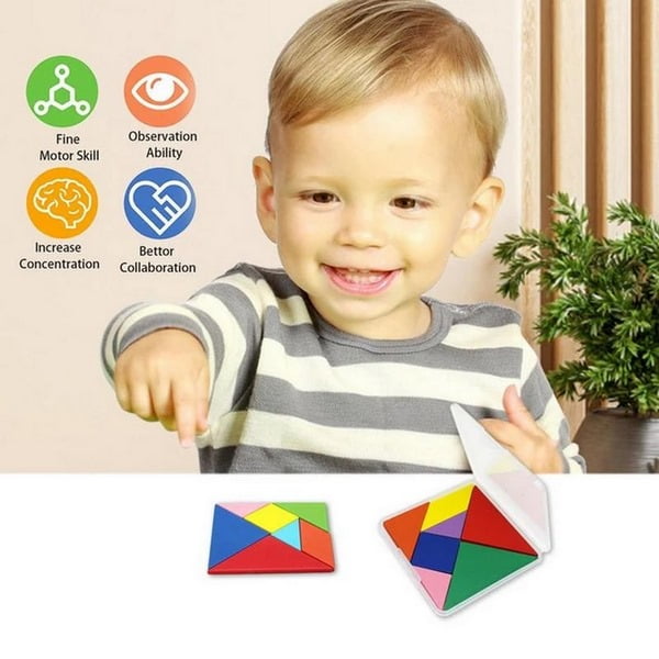 Tangram Plastic Box - Puzzle