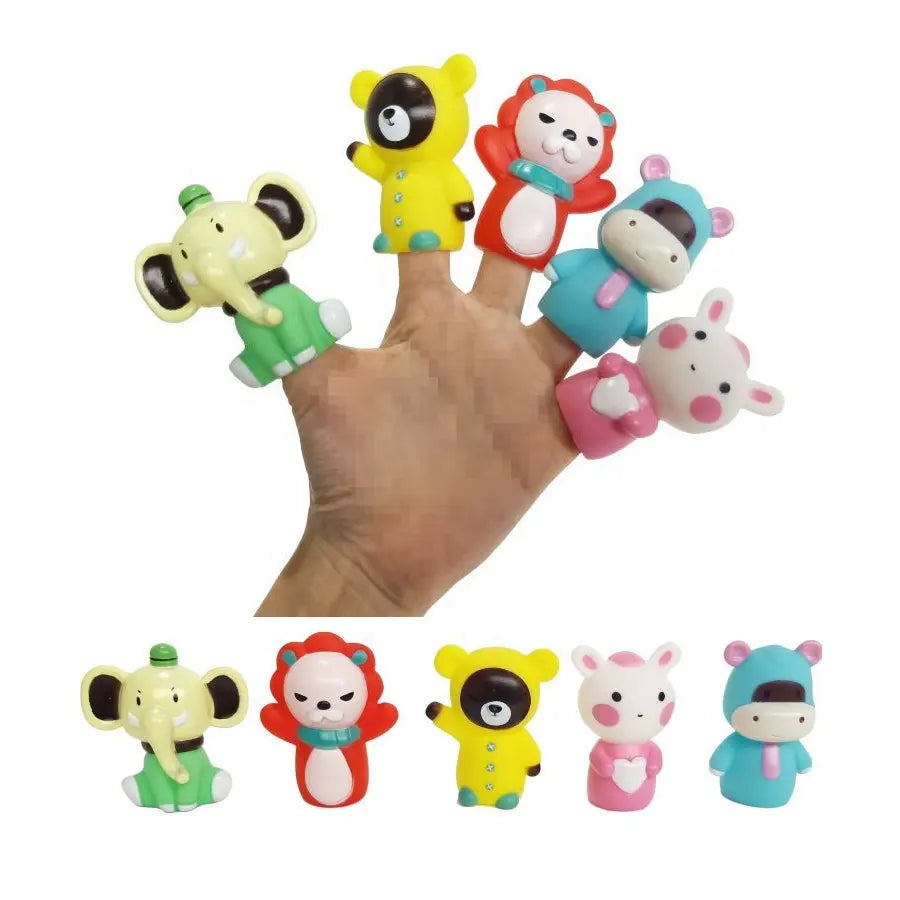 Animal Theme 5 Finger Puppet (Random Animal Designs)