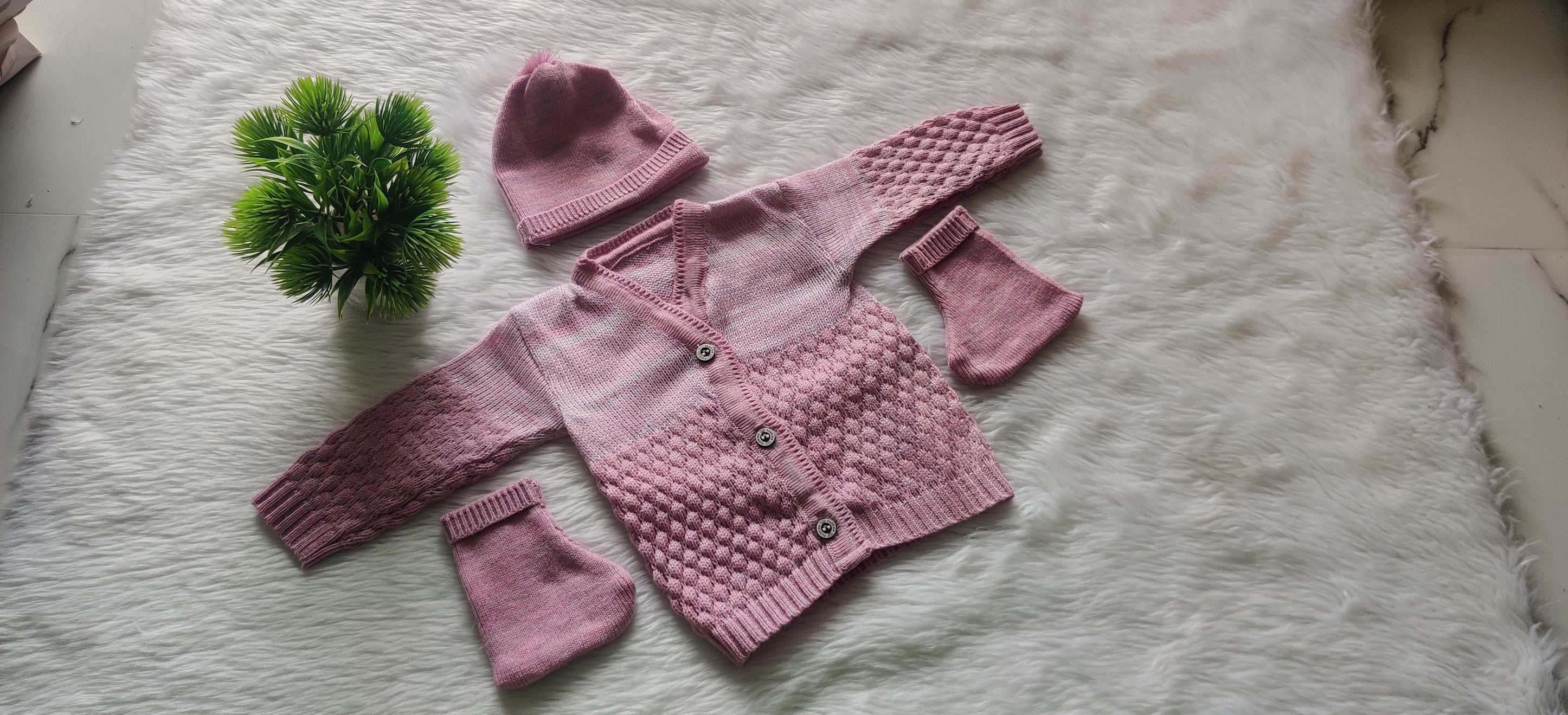 Born Babies Baby Boy & Baby Girl Casual Cotton Sweater Set