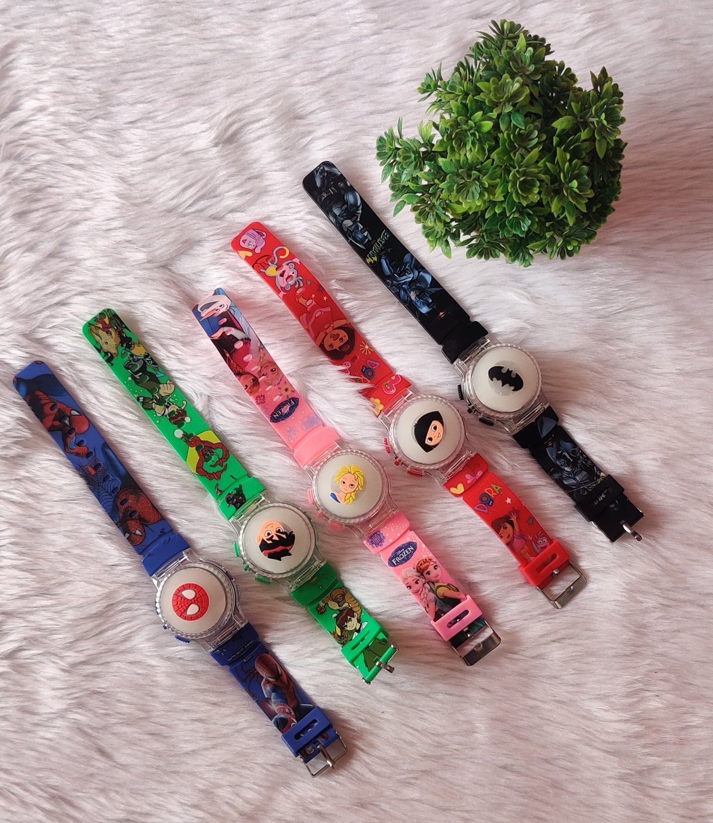 Kids’ Digital Spinning Light Watch (1 Pc)