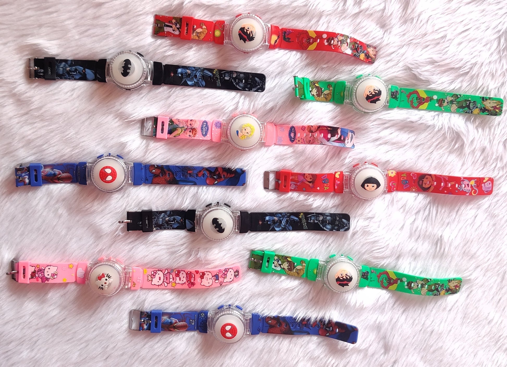 Kids’ Digital Spinning Light Watch (1 Pc)