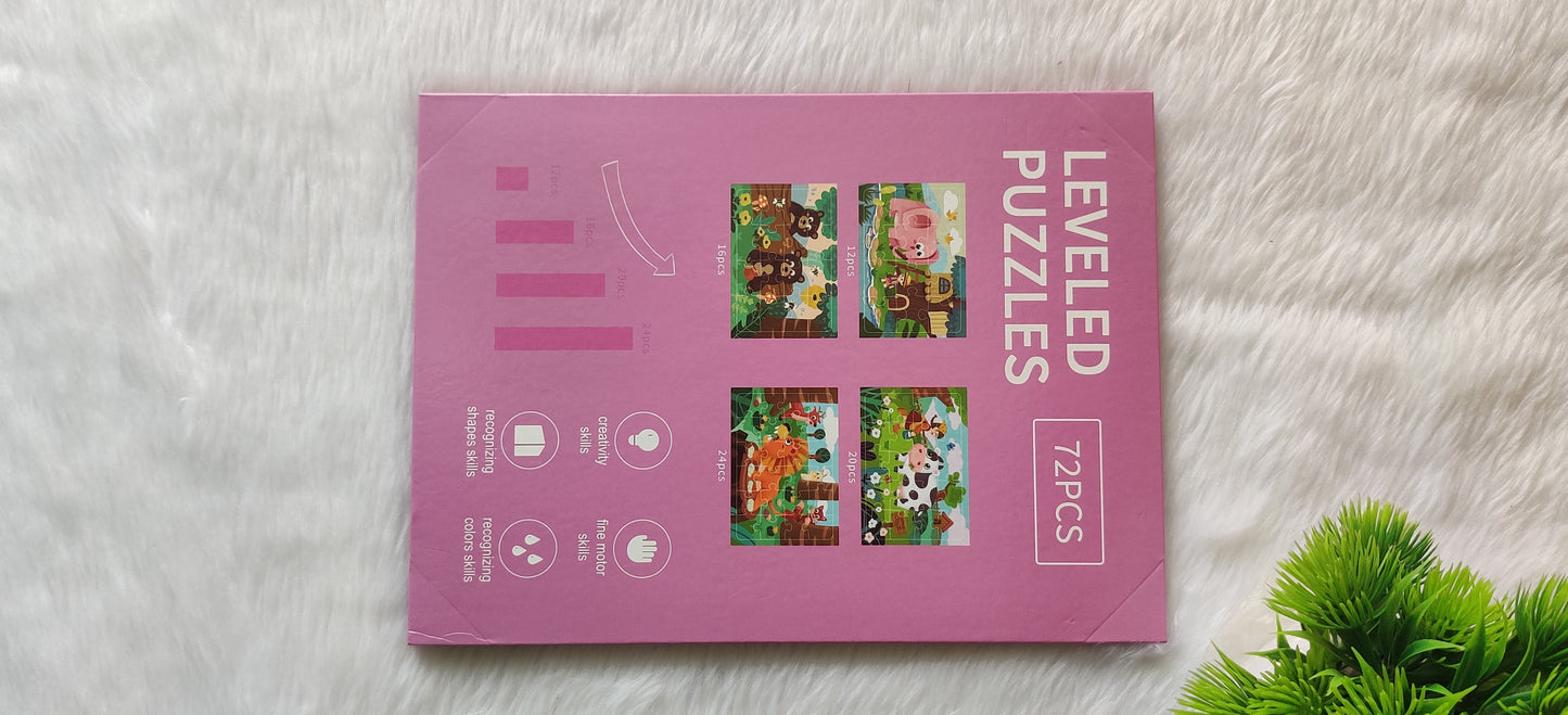 Leveled puzzle Big (72 pcs)