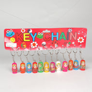 Wooden Women Keychain 1 pc