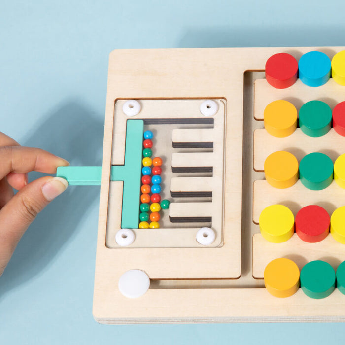 Four Color Maze with Beads