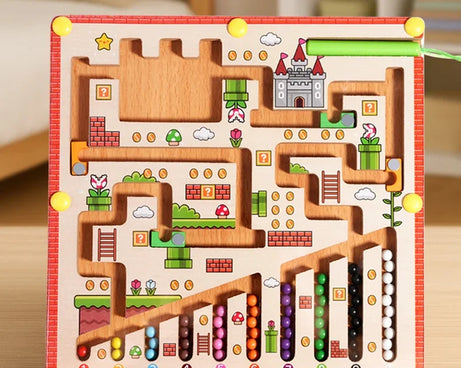 Mario Color Magnetic Maze Game