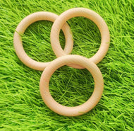 Beech Wood Ring Teether ( 1 pc)