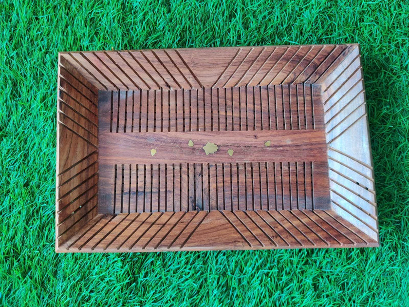 Wood Decor Tray