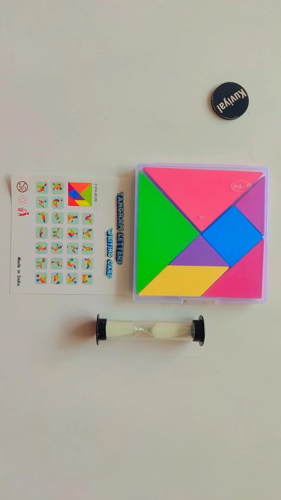 Tangram Letters Writing Cards