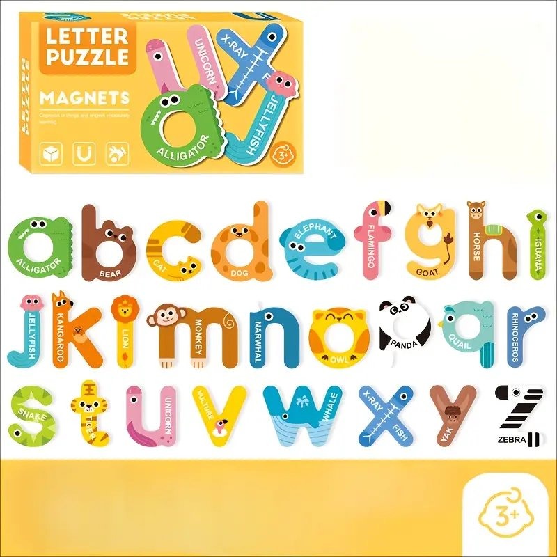 Magnetic 2 piece Puzzle (Different Themes)