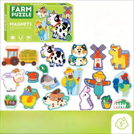 Magnetic 2 piece Puzzle (Different Themes)