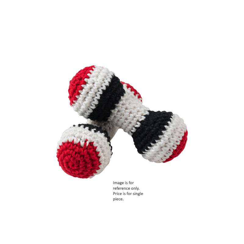 Handmade Crochet Dumbell Rattle (1 Pc)
