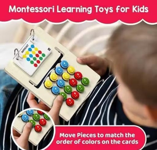 Colour Coder-Montessori Slide Puzzle