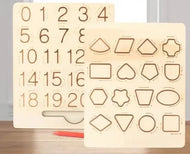 Double Side Number Tracing Board