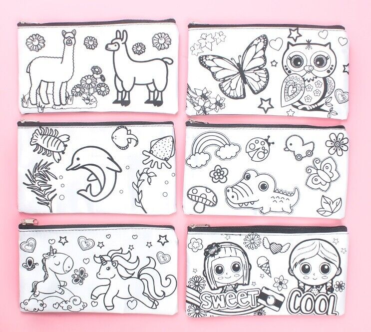 Pouch Craft Color DIY Coloring Pouch (1 pc) – Kuviyal