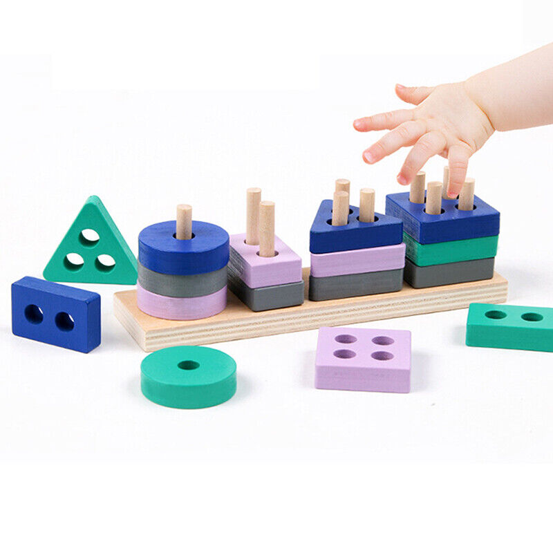 4 Shape Sorter - Mix Color