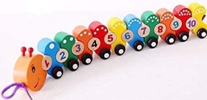Wooden Number Train