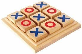 Tic Tac Toe 0-X Wooden Puzzle