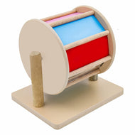 Wooden Rainbow Wheel Toy
