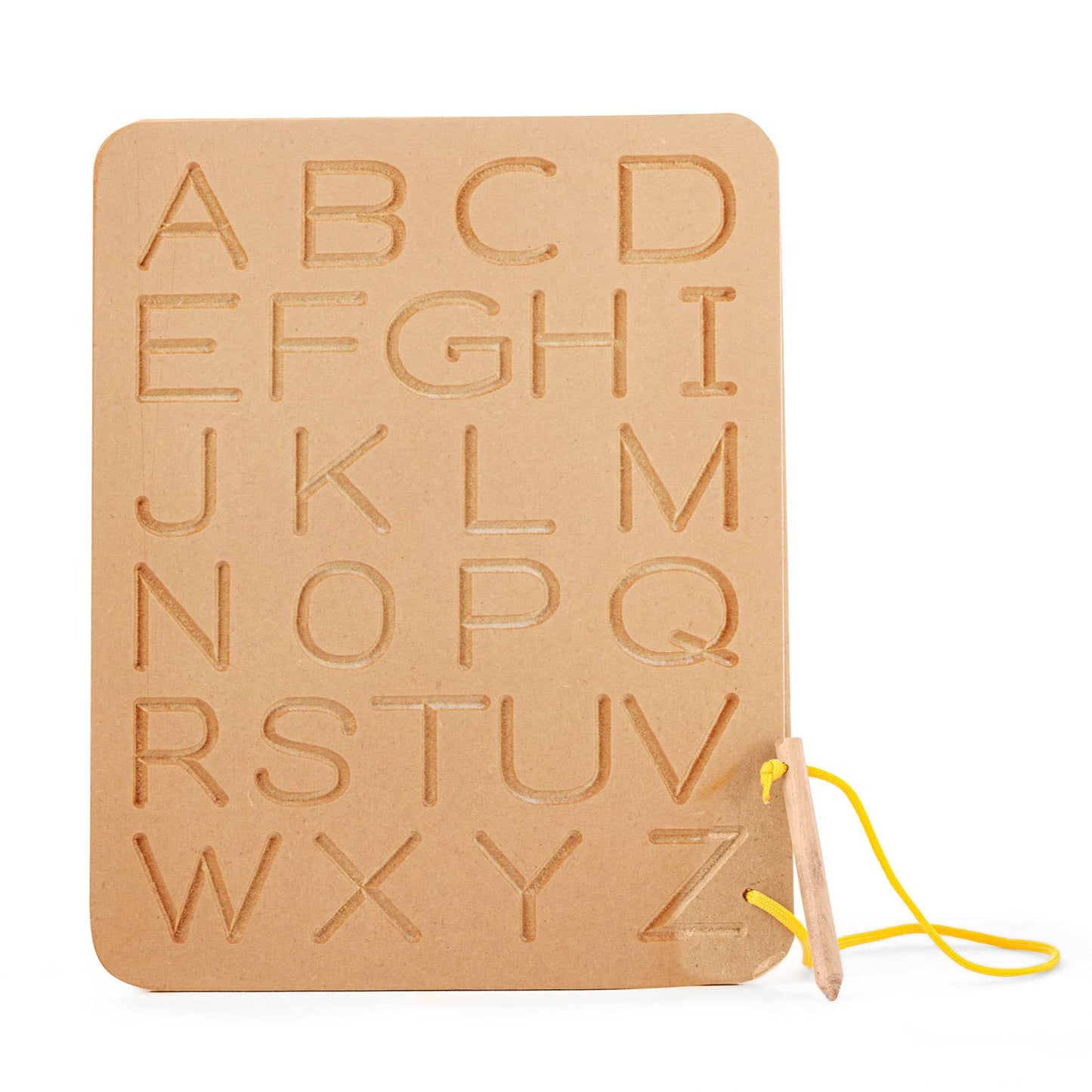 Wooden Capital ABC Tracing Board