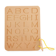 Wooden Capital ABC Tracing Board