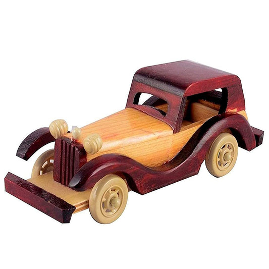Wooden Classic Car Showpiece for Home Decoration