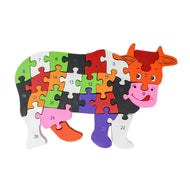 ABC Cow Shape Puzzle