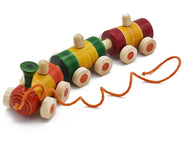 Wooden Train Pull Along