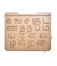 Tamil Consonants Tracing Board