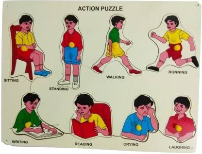 Action Puzzle Pin Board