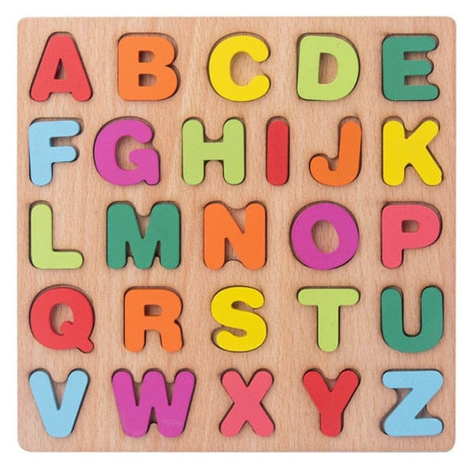 Wooden 3D ABC Board  (Small)